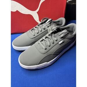 New PUMA Men's Size 12 Skate Sneakers Lace-up Court Shoes Gray NIB